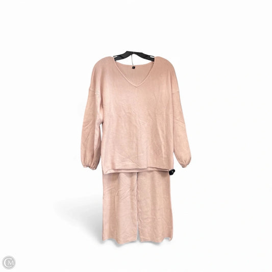 Pants Set 2pc By Clothes Mentor In Pink, Size: S