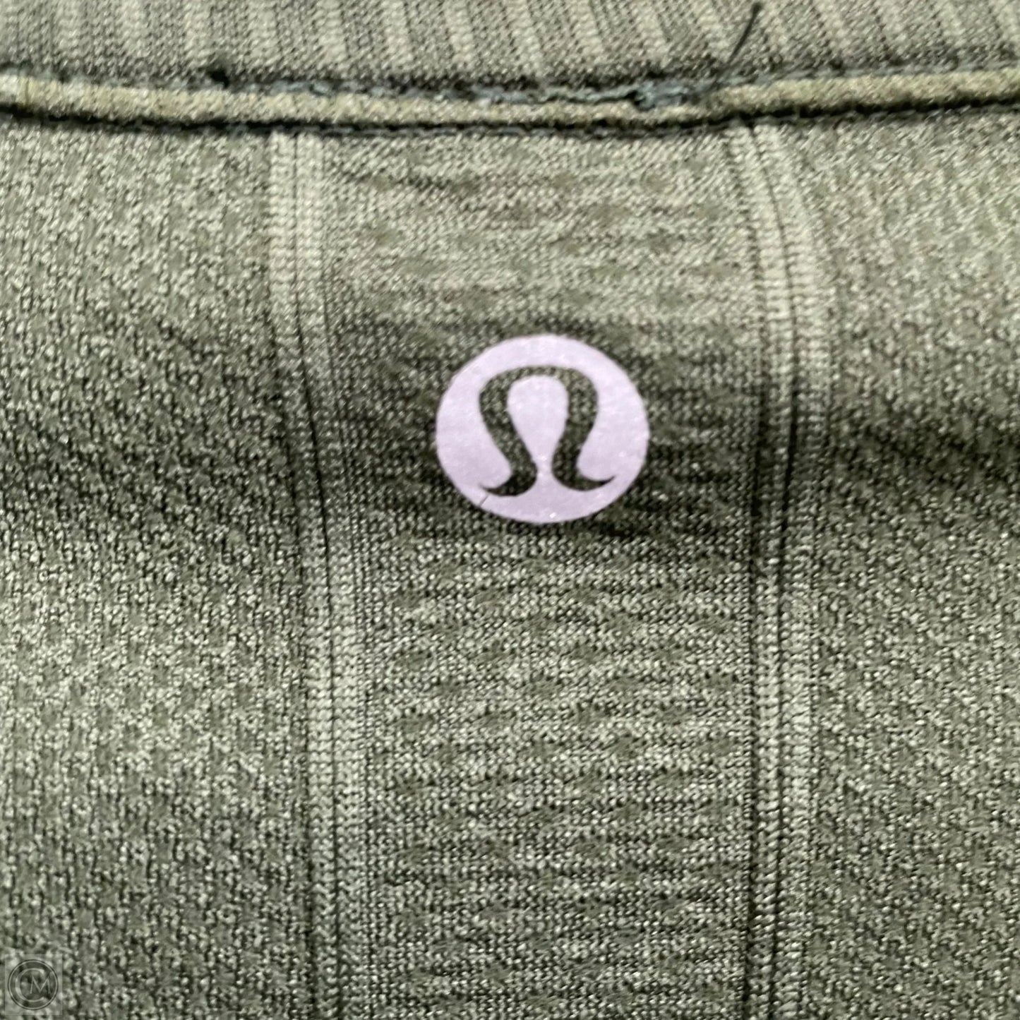 Athletic Top Short Sleeve By Lululemon In Green, Size: 6