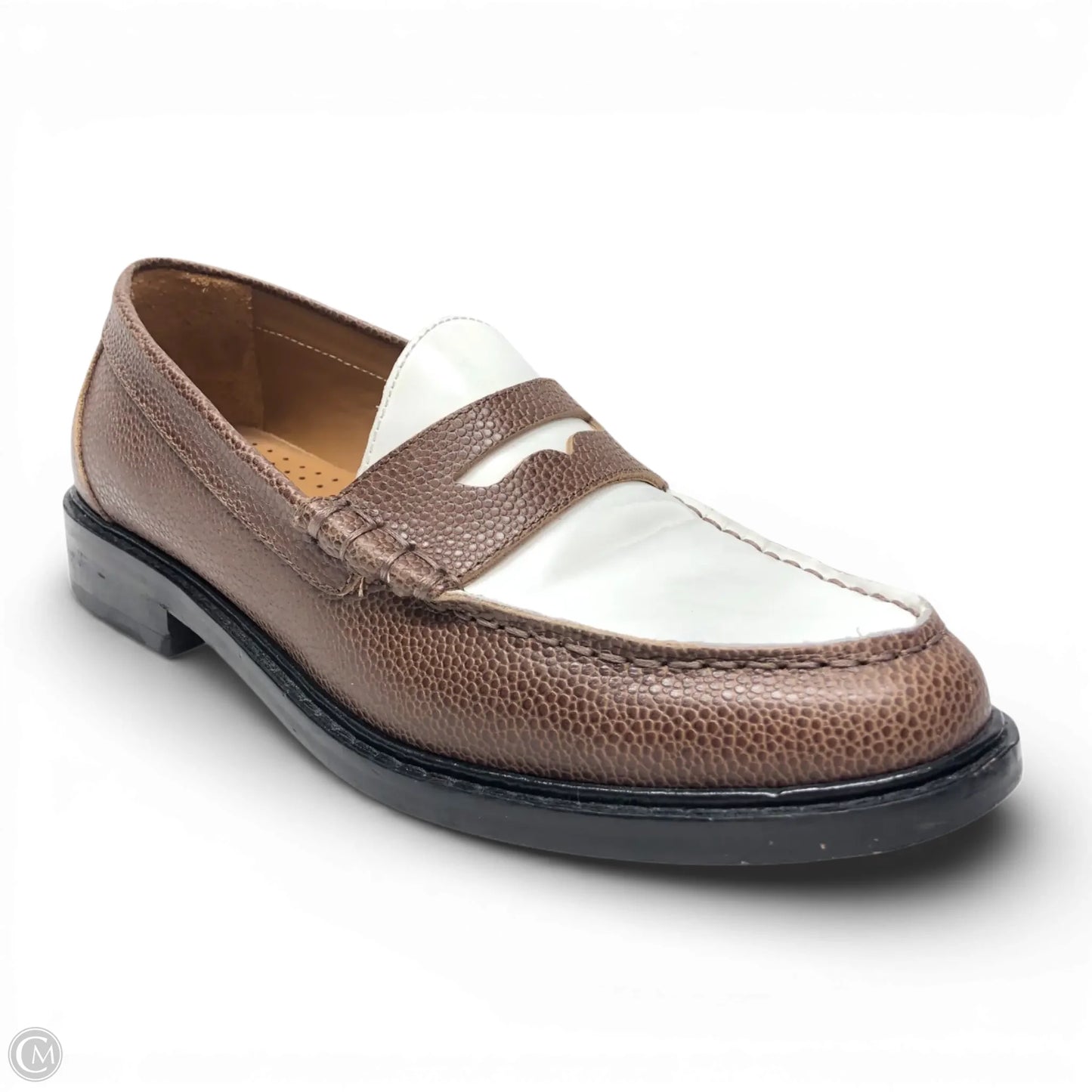 Shoes Flats By Gh Bass And Co In Brown & White, Size: 6
