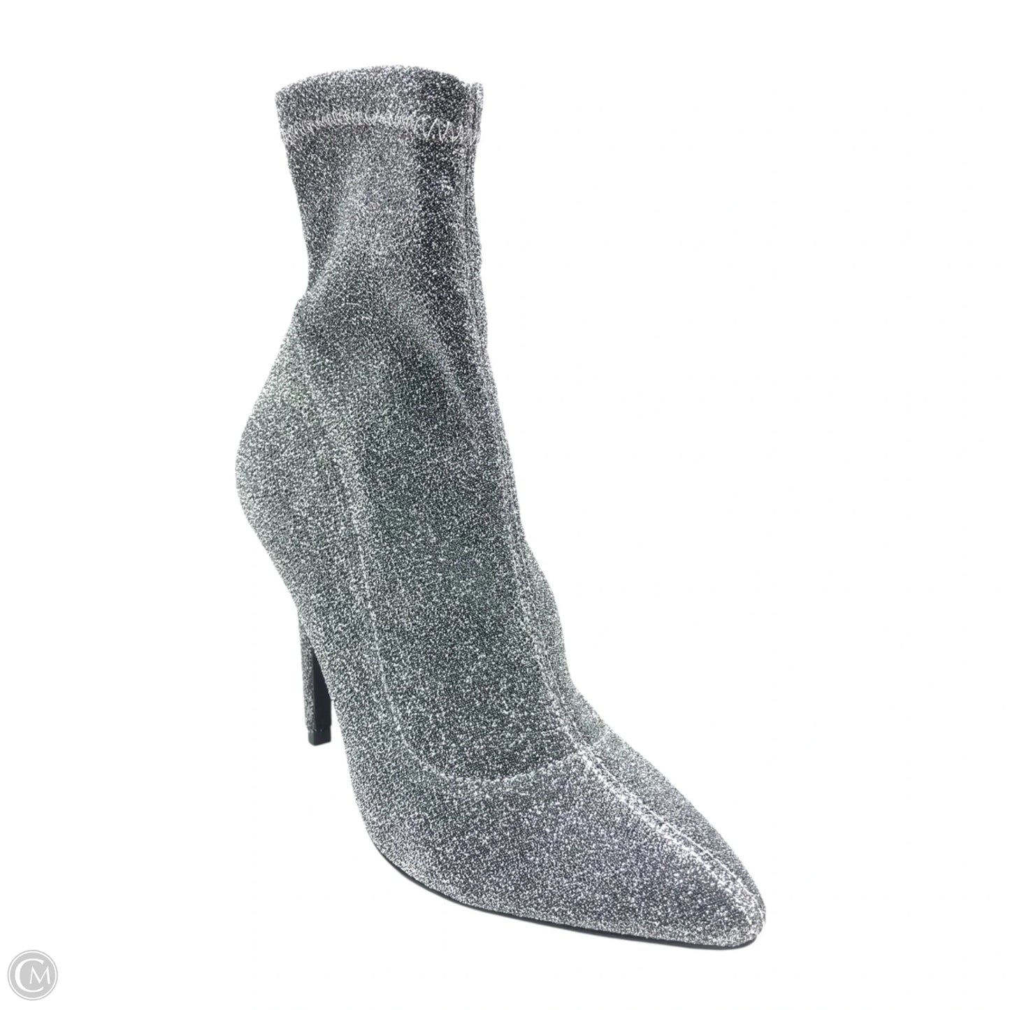 Shoes Heels Stiletto By Charles By Charles David In Silver, Size: 6