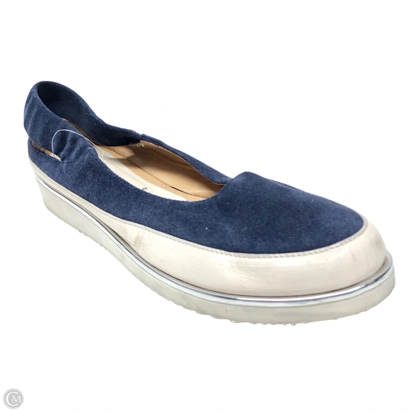 Shoes Flats By Cmb In Blue, Size: 8