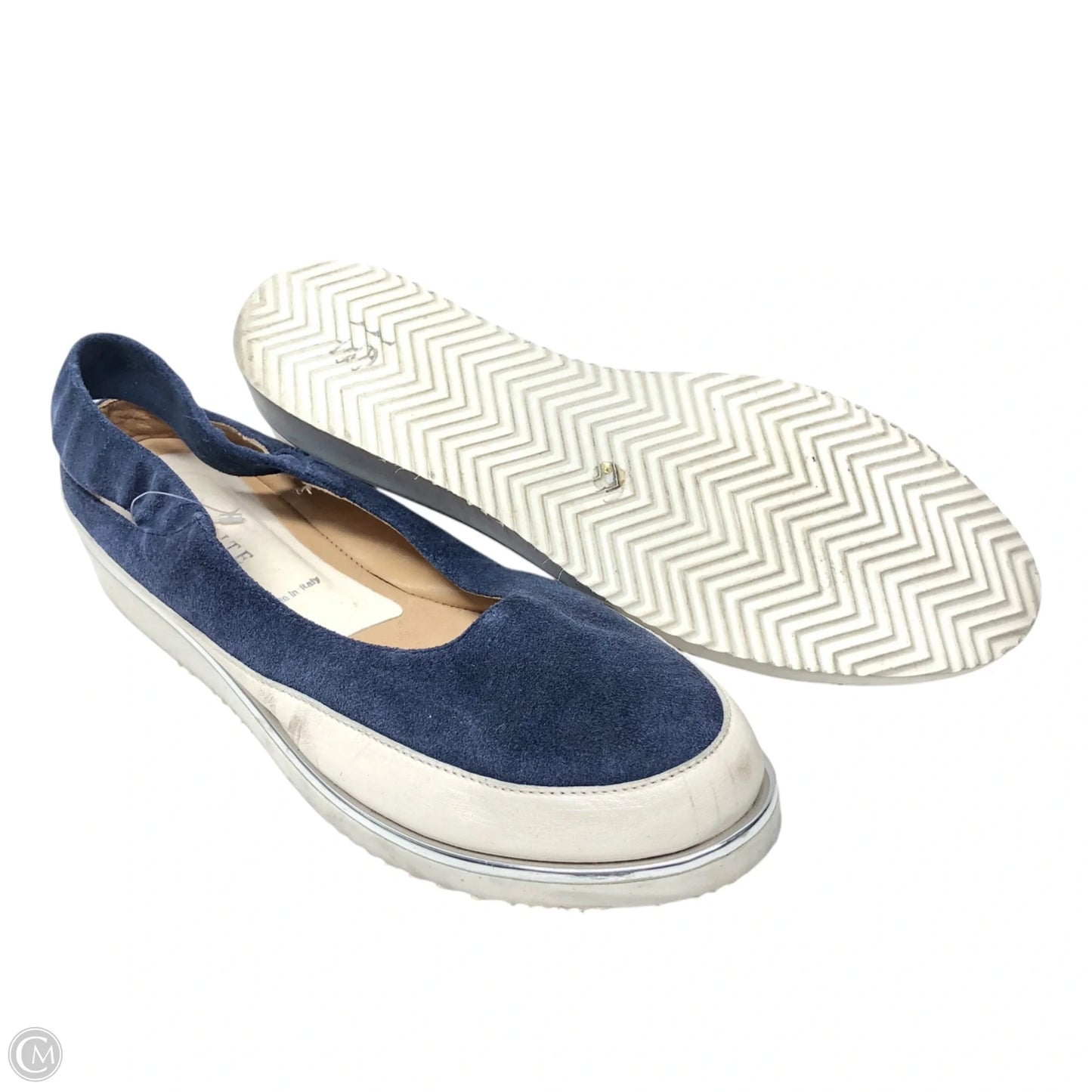 Shoes Flats By Cmb In Blue, Size: 8
