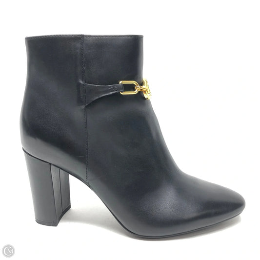Boots Ankle Heels By Lauren By Ralph Lauren In Black, Size: 9.5