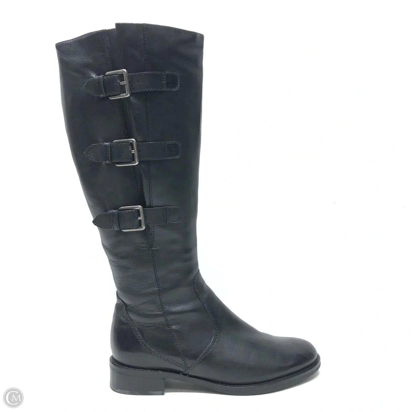 Boots Knee Heels By Ecco In Black, Size: 8.5