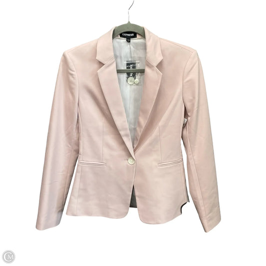 Blazer By Express In Pink, Size: 2