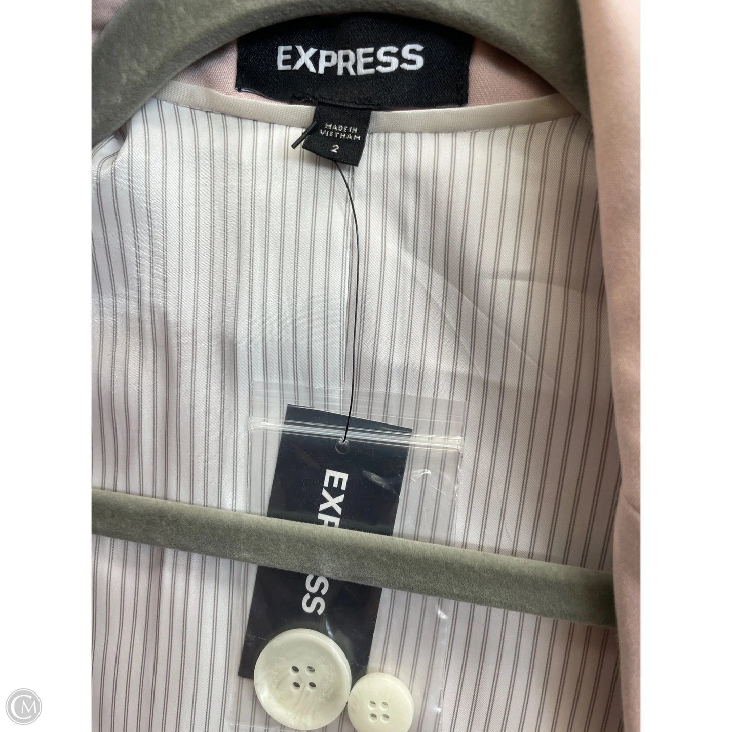 Blazer By Express In Pink, Size: 2