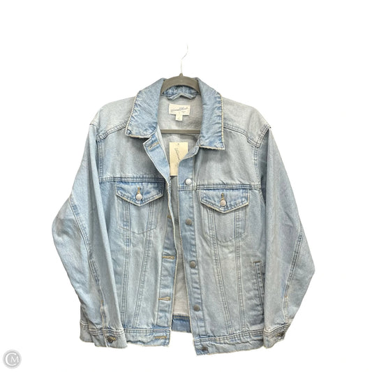Jacket Denim By Universal Thread In Blue Denim, Size: S