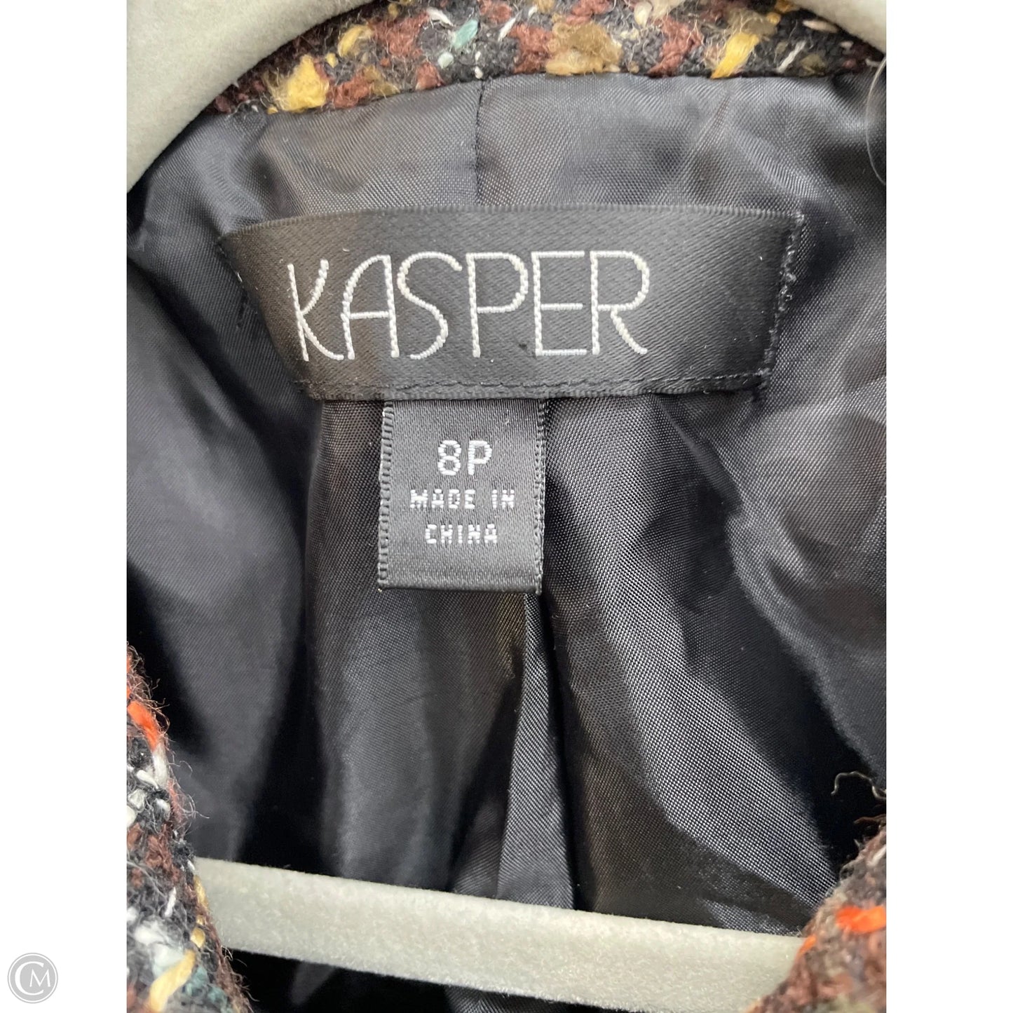 Blazer By Kasper In Brown, Size: 8p