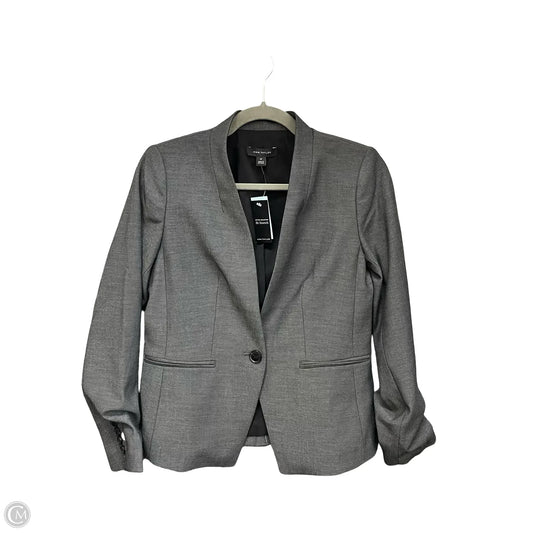 Blazer By Ann Taylor In Grey, Size: 0p