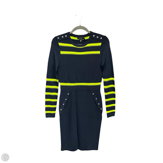 Dress Casual Midi By Karen Millen In Blue & Green, Size: S