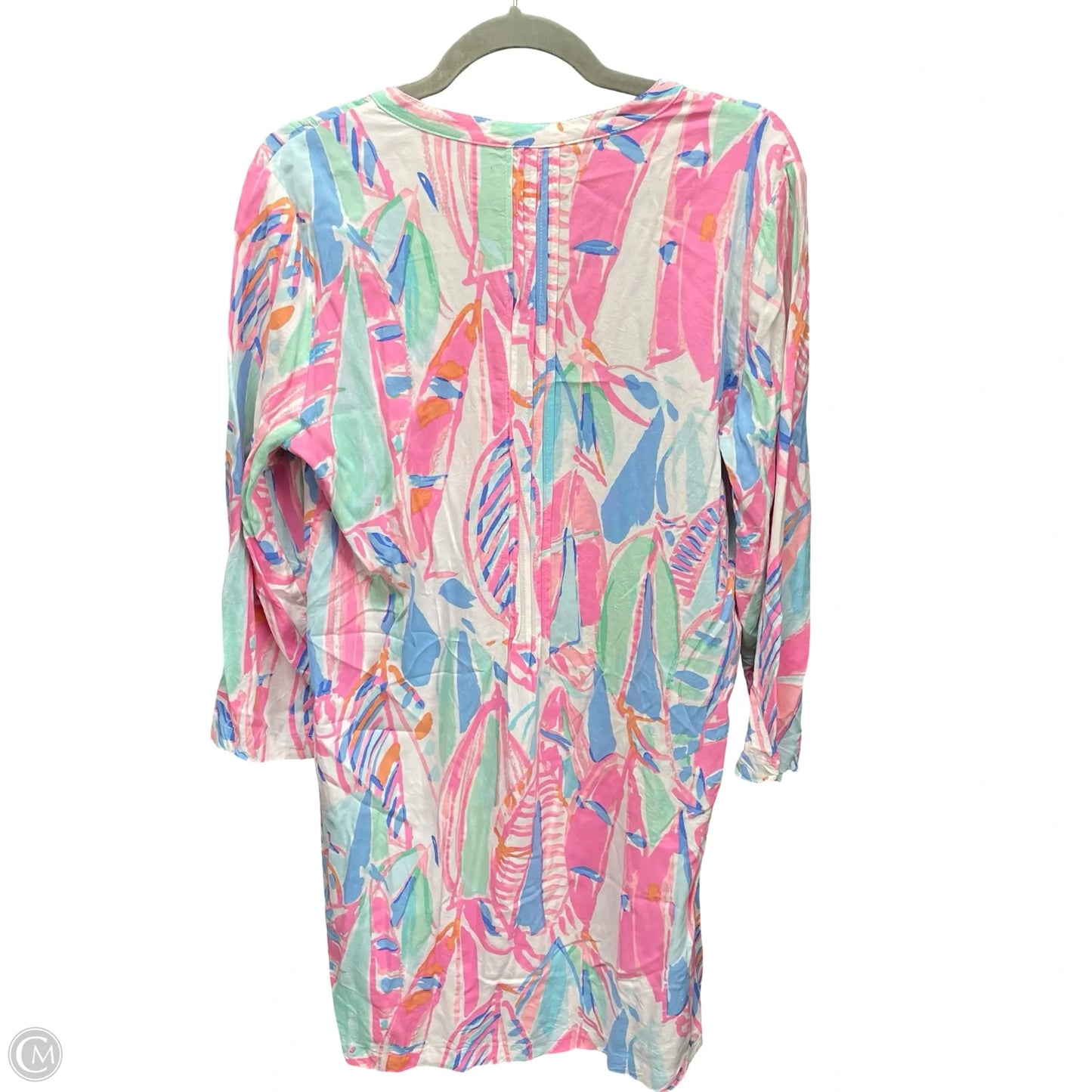 Dress Designer By Lilly Pulitzer In Blue & Pink, Size: L