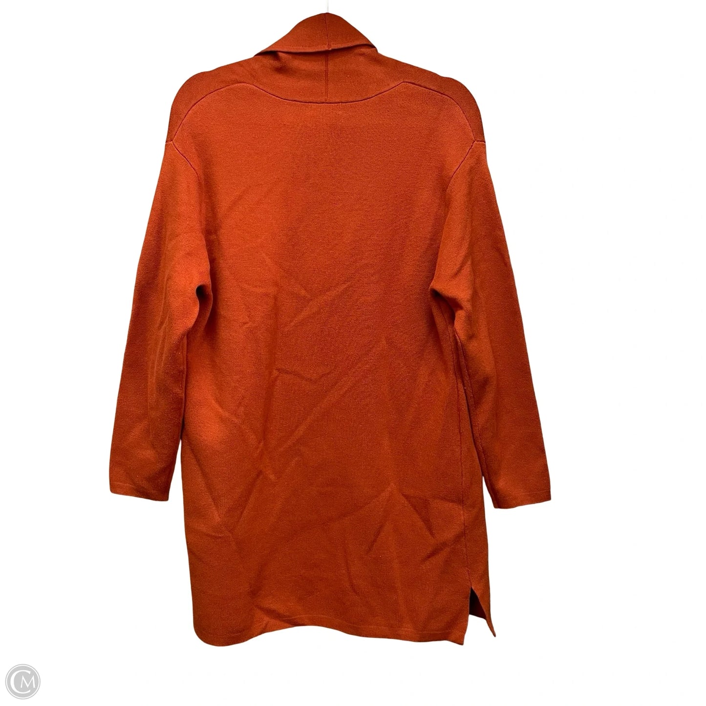 Sweater Cardigan By Multiples In Orange, Size: M