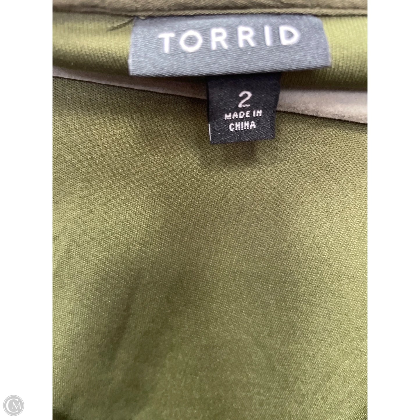 Dress Casual Short By Torrid In Green, Size: 2x