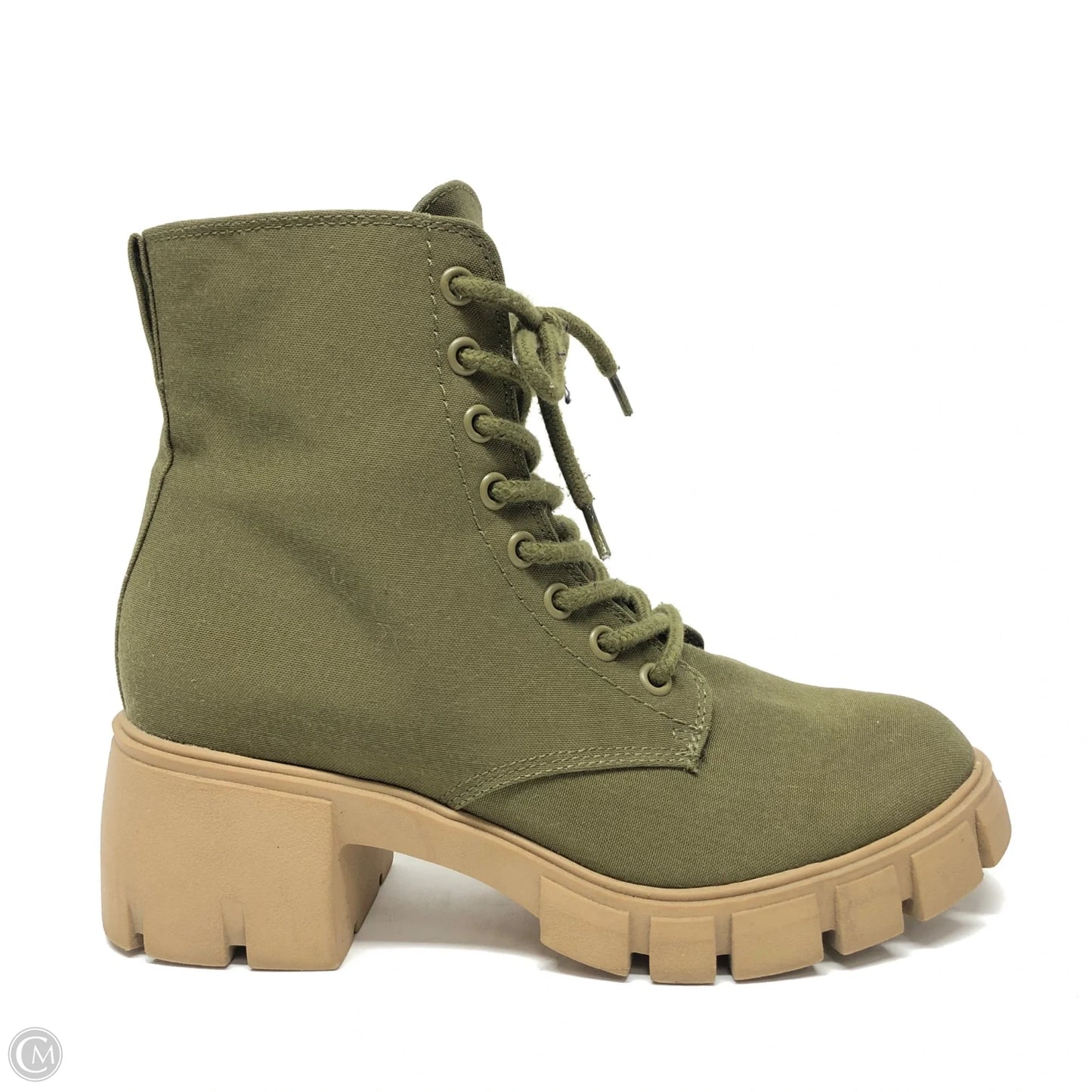 Boots Combat By Universal Thread In Green, Size: 7