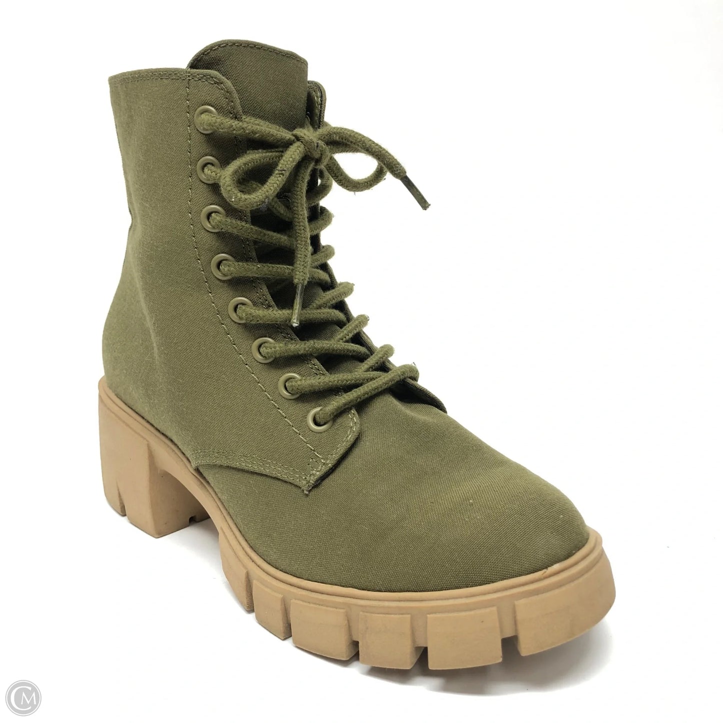 Boots Combat By Universal Thread In Green, Size: 7