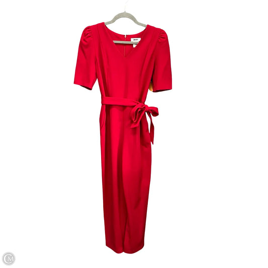 Jumpsuit By Dkny In Red, Size: 4