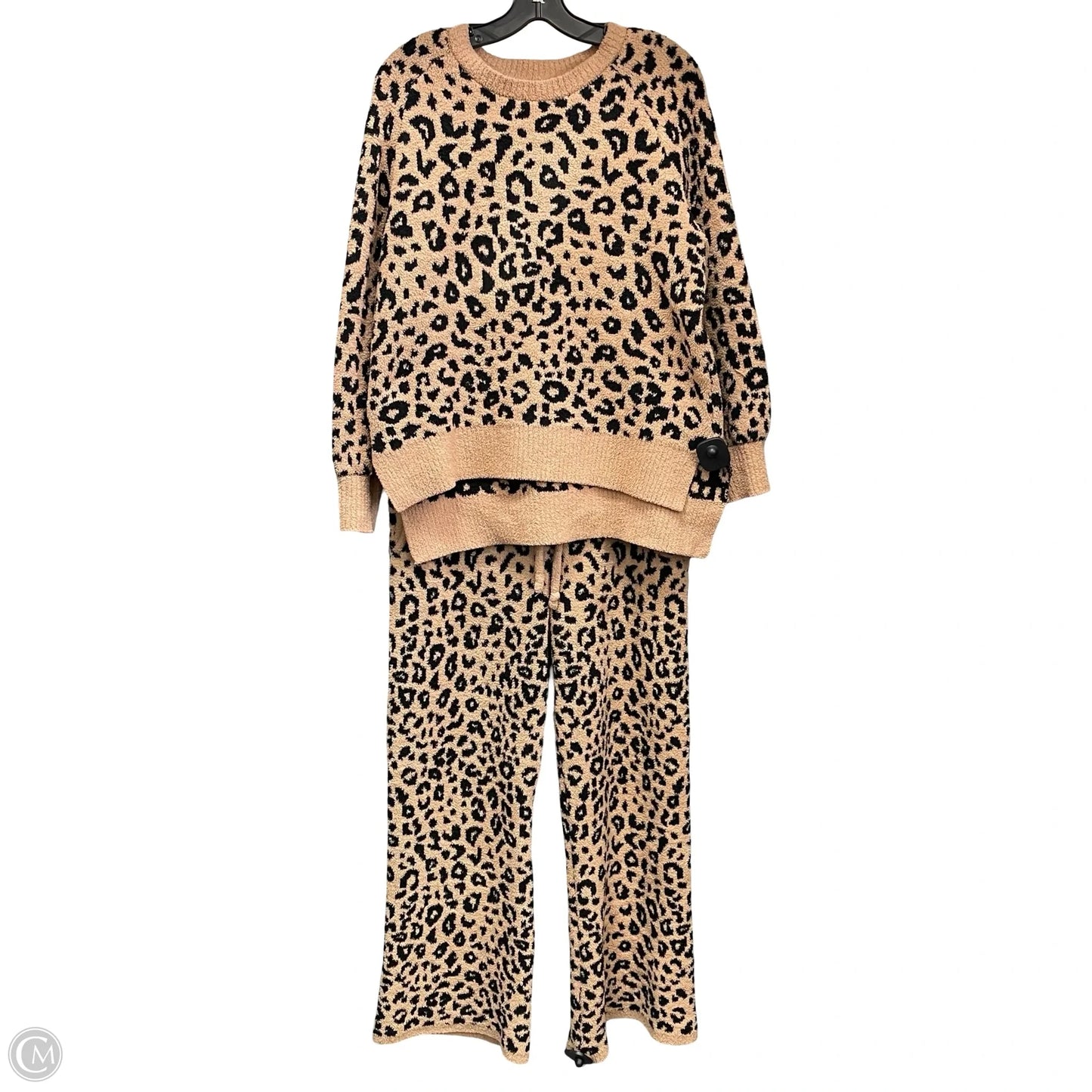 Pants Set 2pc By Joyspun In Animal Print, Size: L