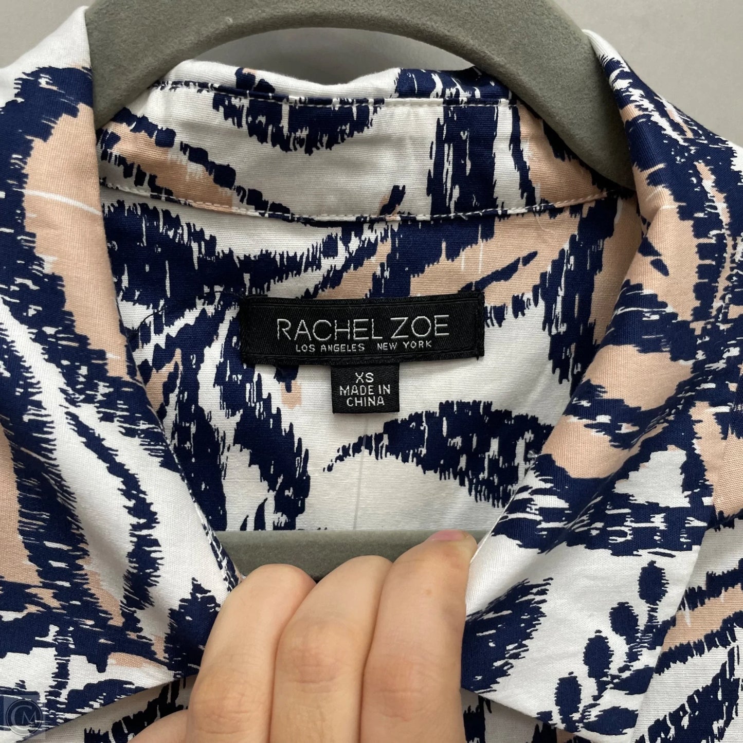 Dress Casual Midi By Rachel Zoe In Blue & White, Size: Xs