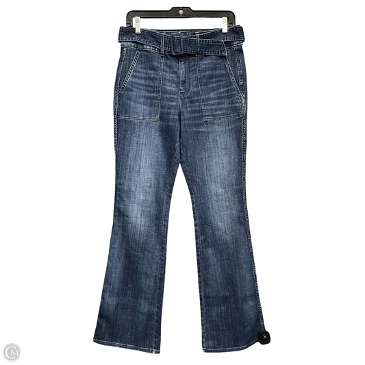 Jeans Flared By White House Black Market In Blue Denim, Size: 8