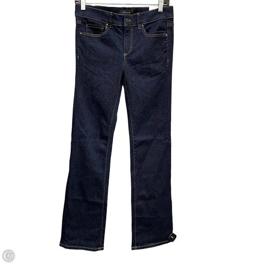 Jeans Boot Cut By Ann Taylor In Blue Denim, Size: 0