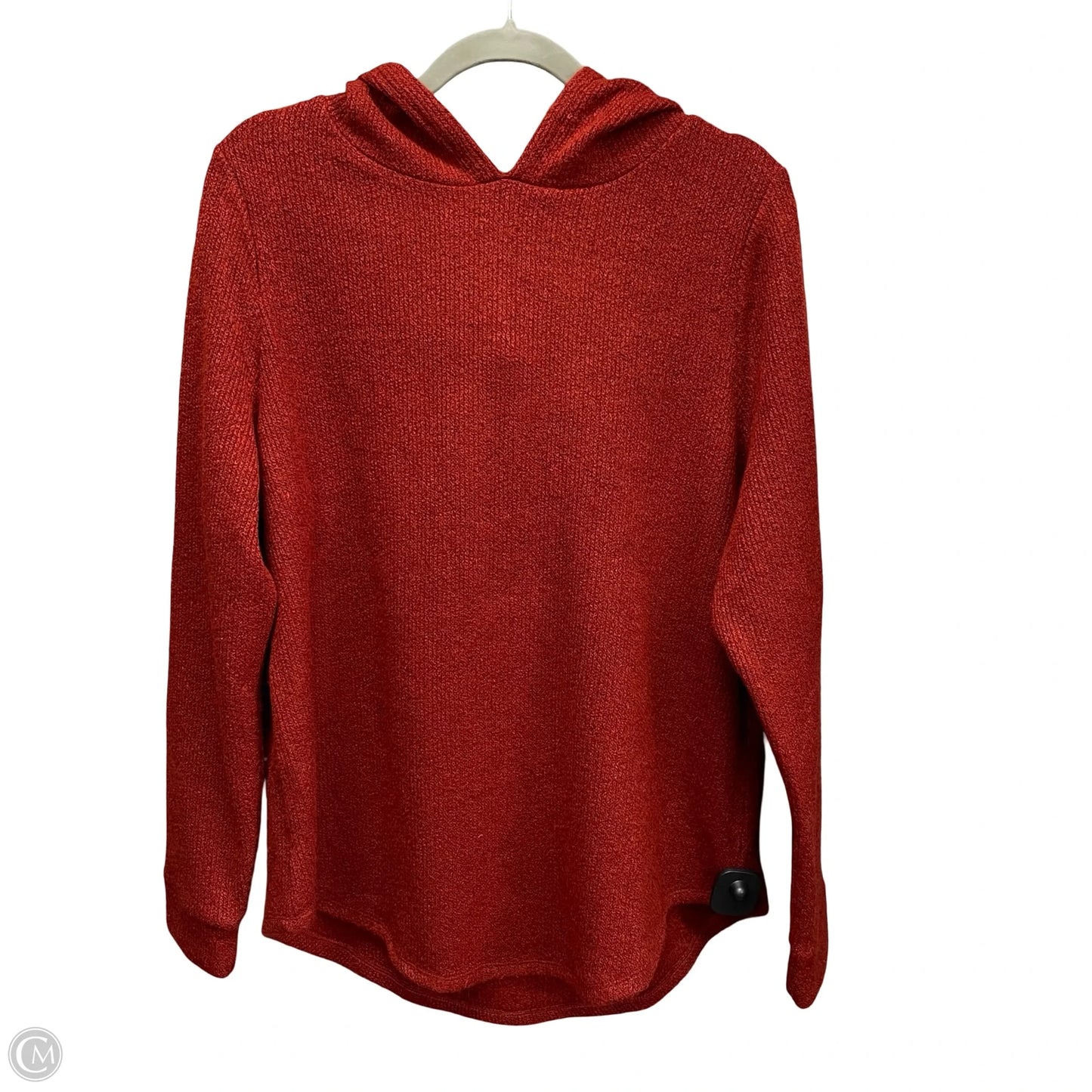 Sweatshirt Hoodie By Loft In Red, Size: L