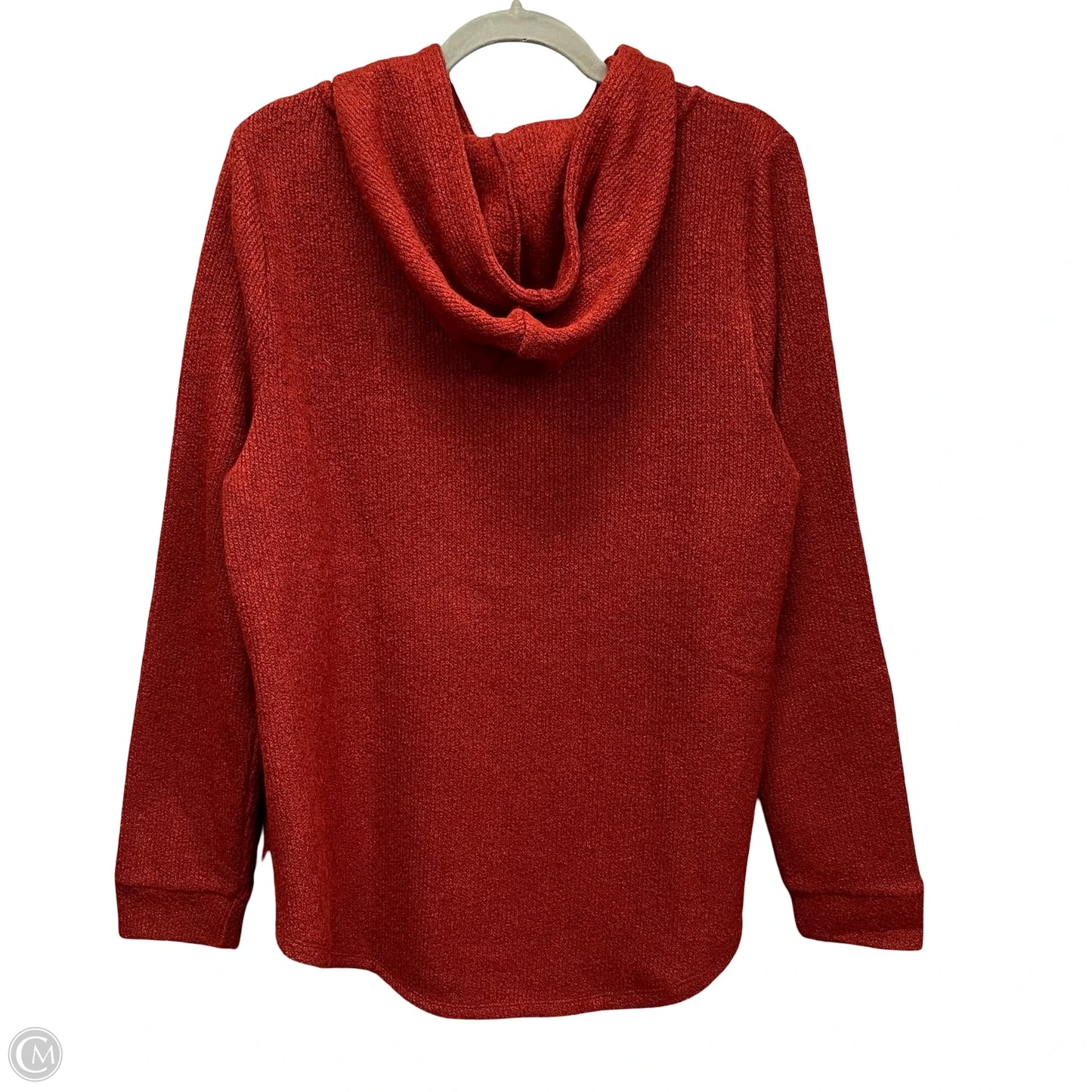 Sweatshirt Hoodie By Loft In Red, Size: L