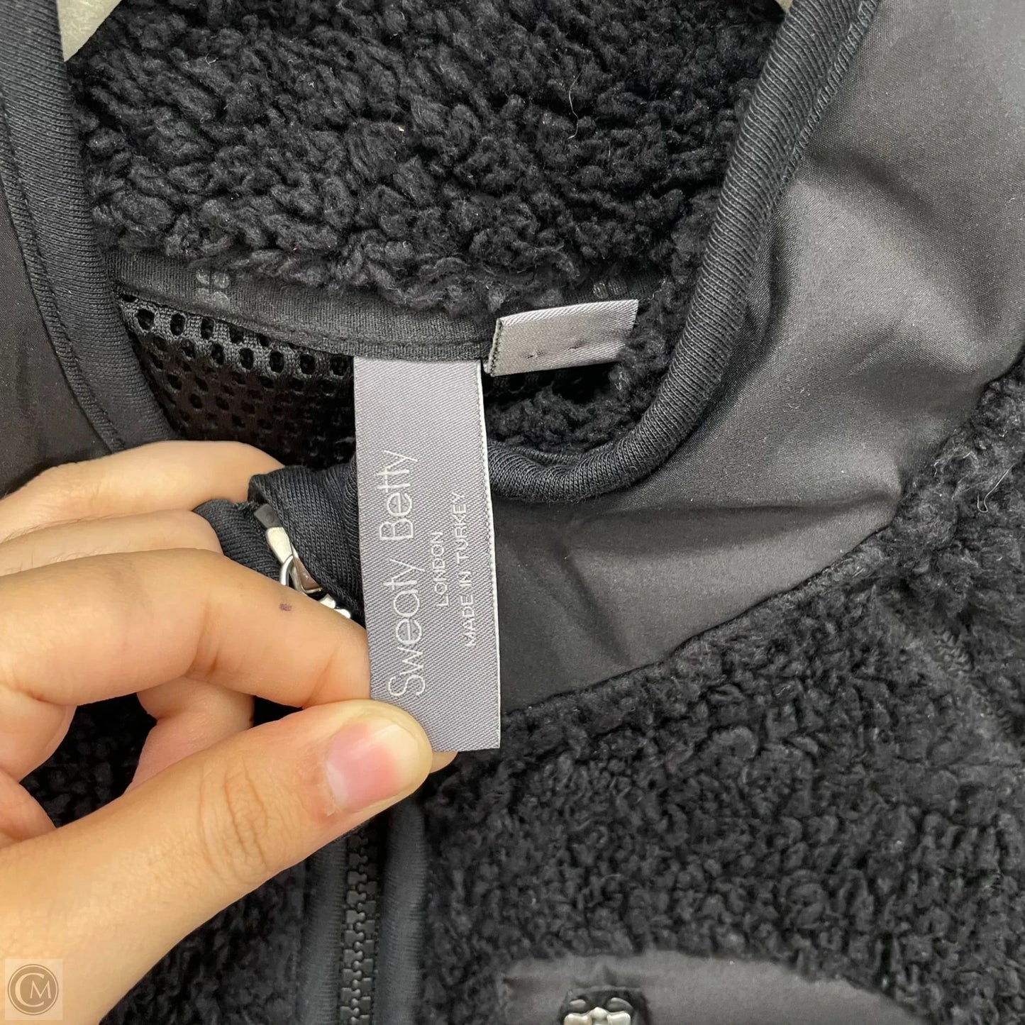 Athletic Jacket By Sweaty Betty In Black, Size: 8