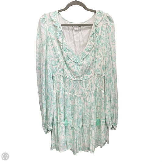 Dress Casual Short By House Of Harlow In Green & White, Size: M