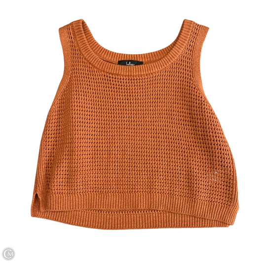 Top Sleeveless By Lulus In Orange, Size: M