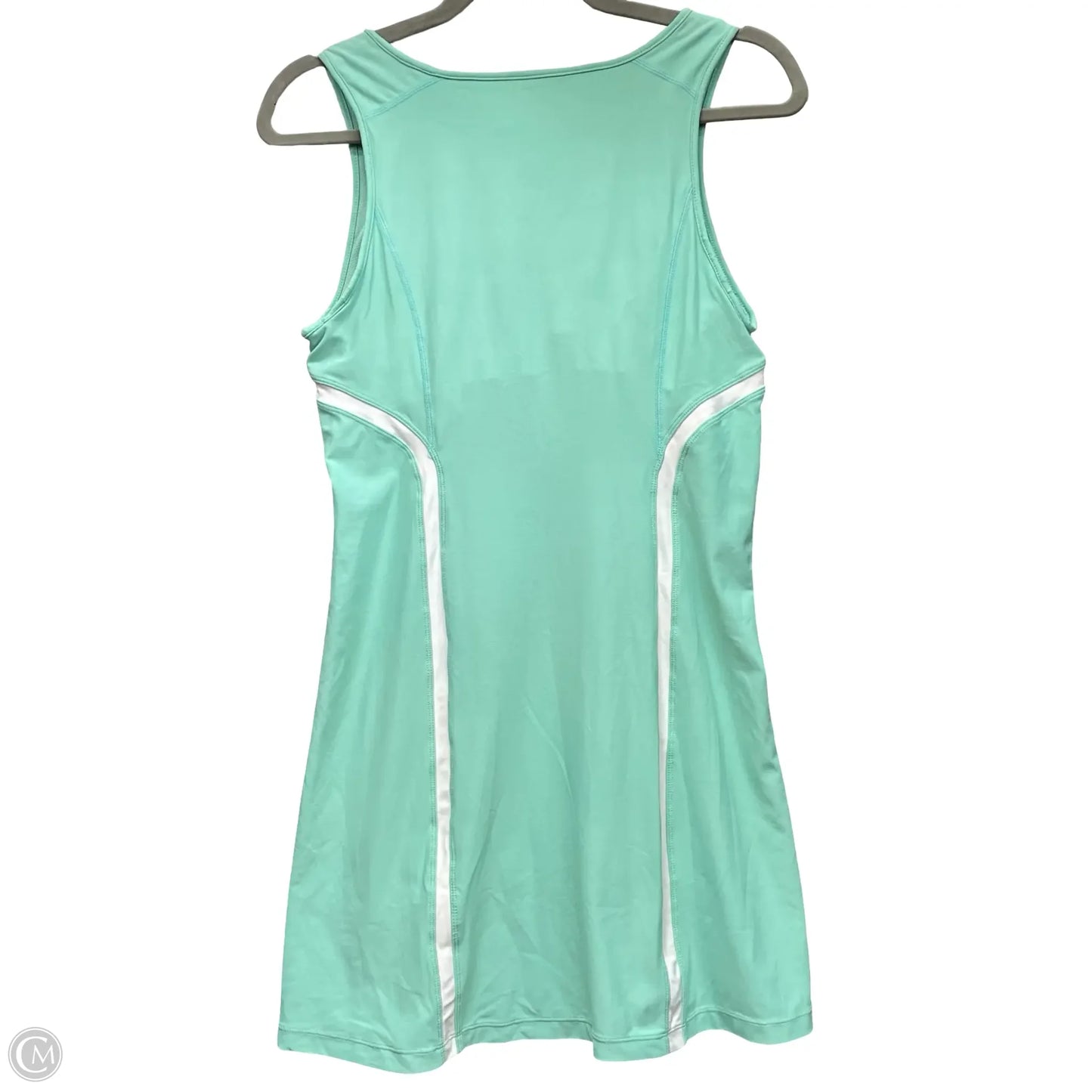 Athletic Dress By Nike Apparel In Green, Size: M