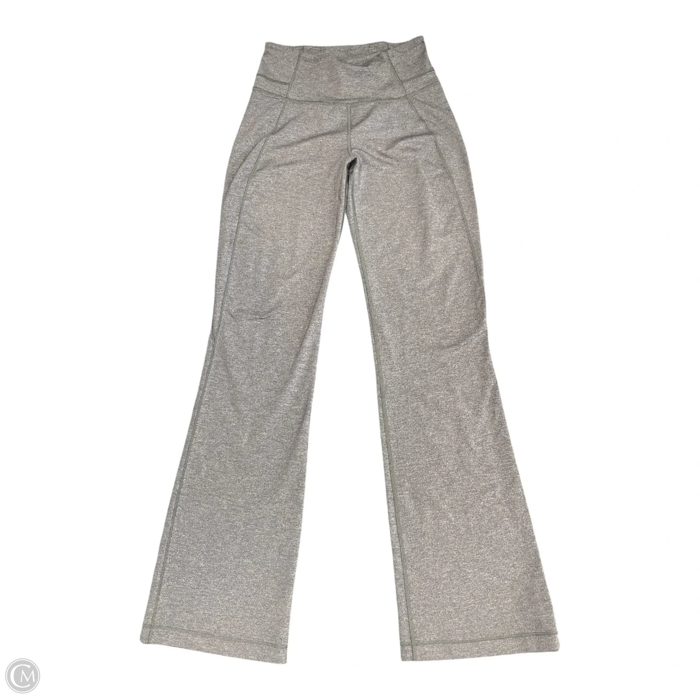 Athletic Leggings By Lululemon In Grey, Size: 8