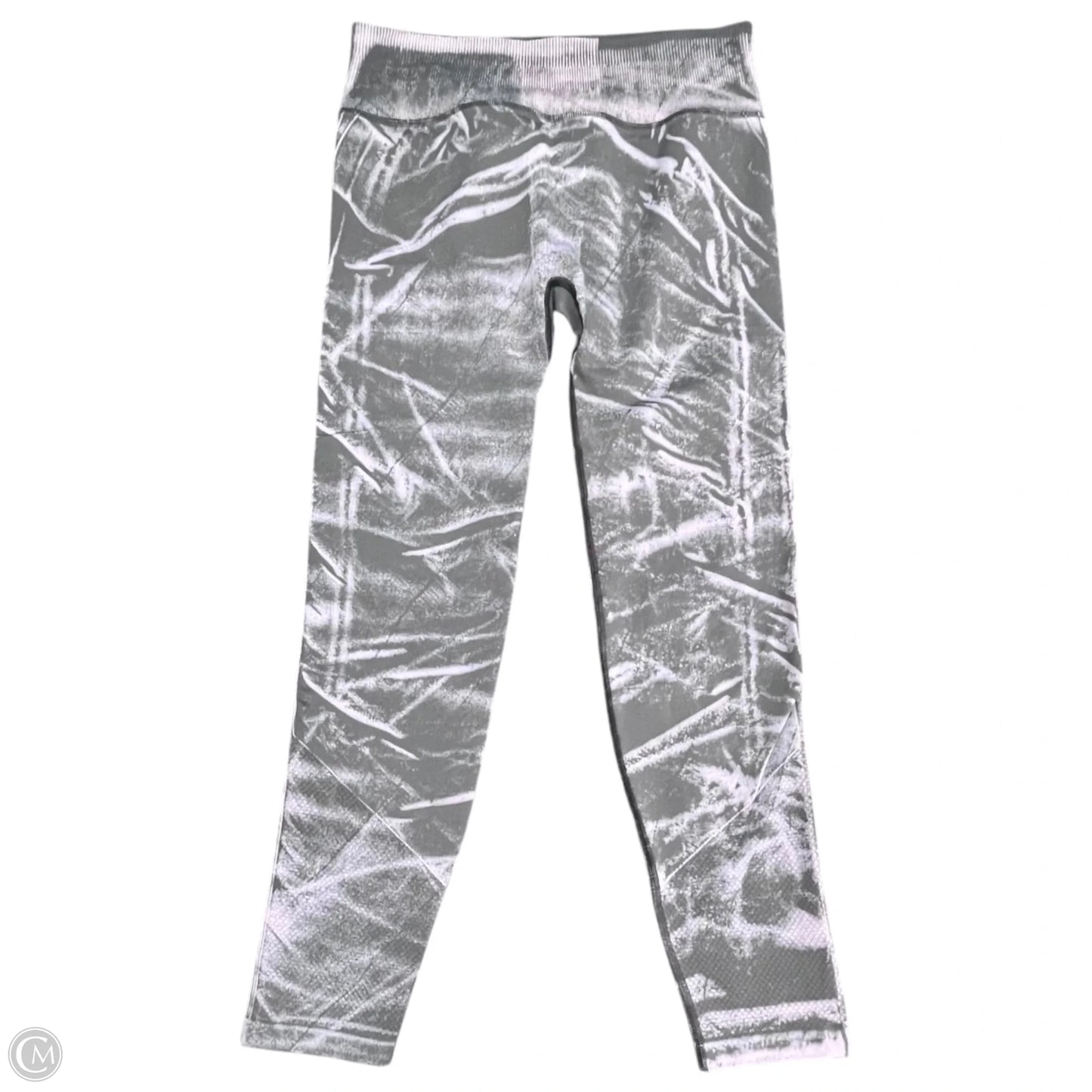 Athletic Leggings By Lululemon In Grey & Purple, Size: 8