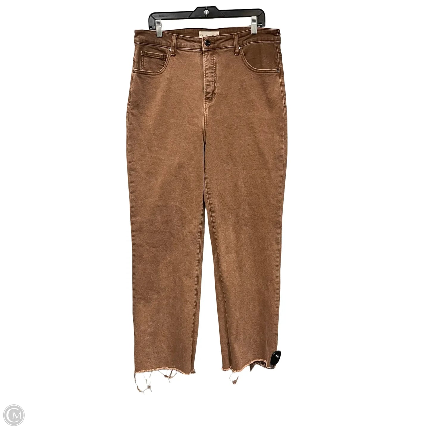 Jeans Straight By Risen In Brown, Size: 1x