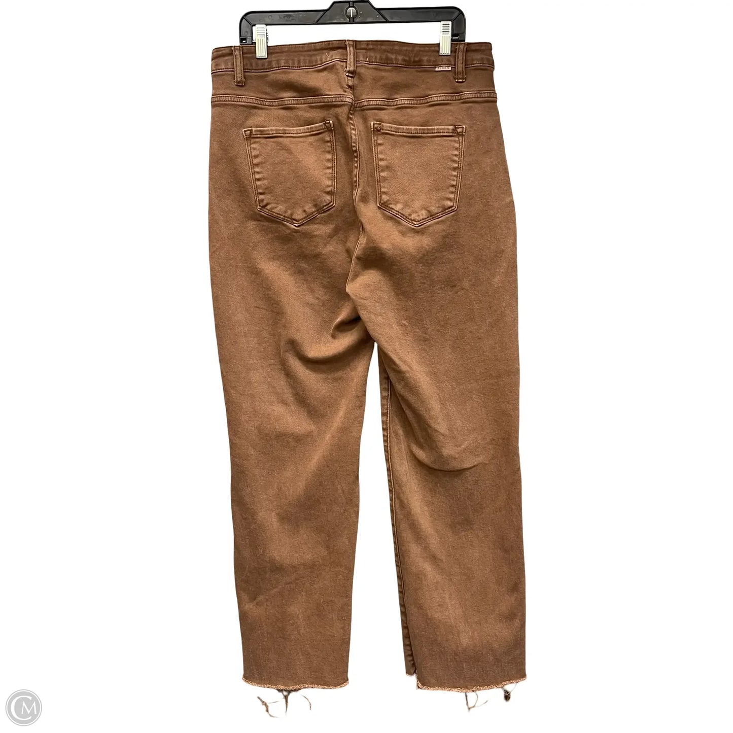Jeans Straight By Risen In Brown, Size: 1x