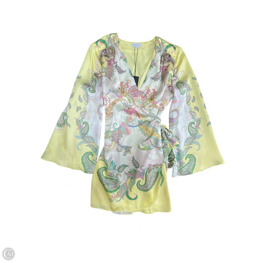 Dress Casual Short By Gianni Bini In Pink & Yellow, Size: Xs