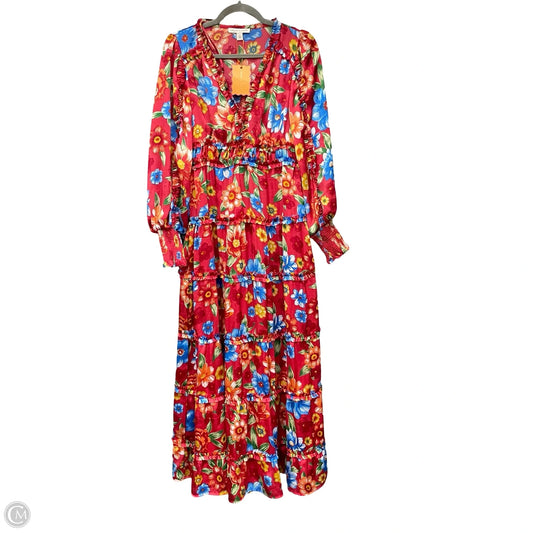 Dress Casual Midi By Chelsea And Violet In Red, Size: S