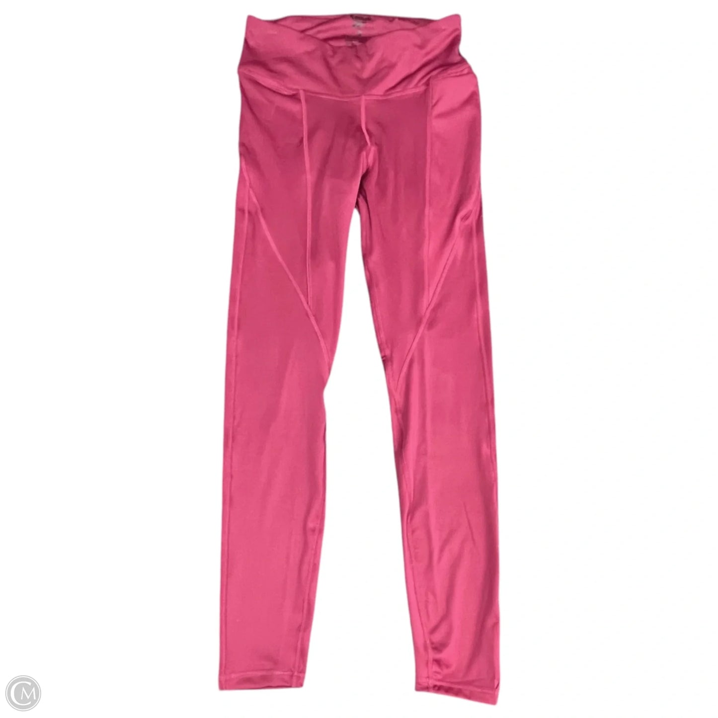 Athletic Leggings By Reebok In Maroon, Size: S