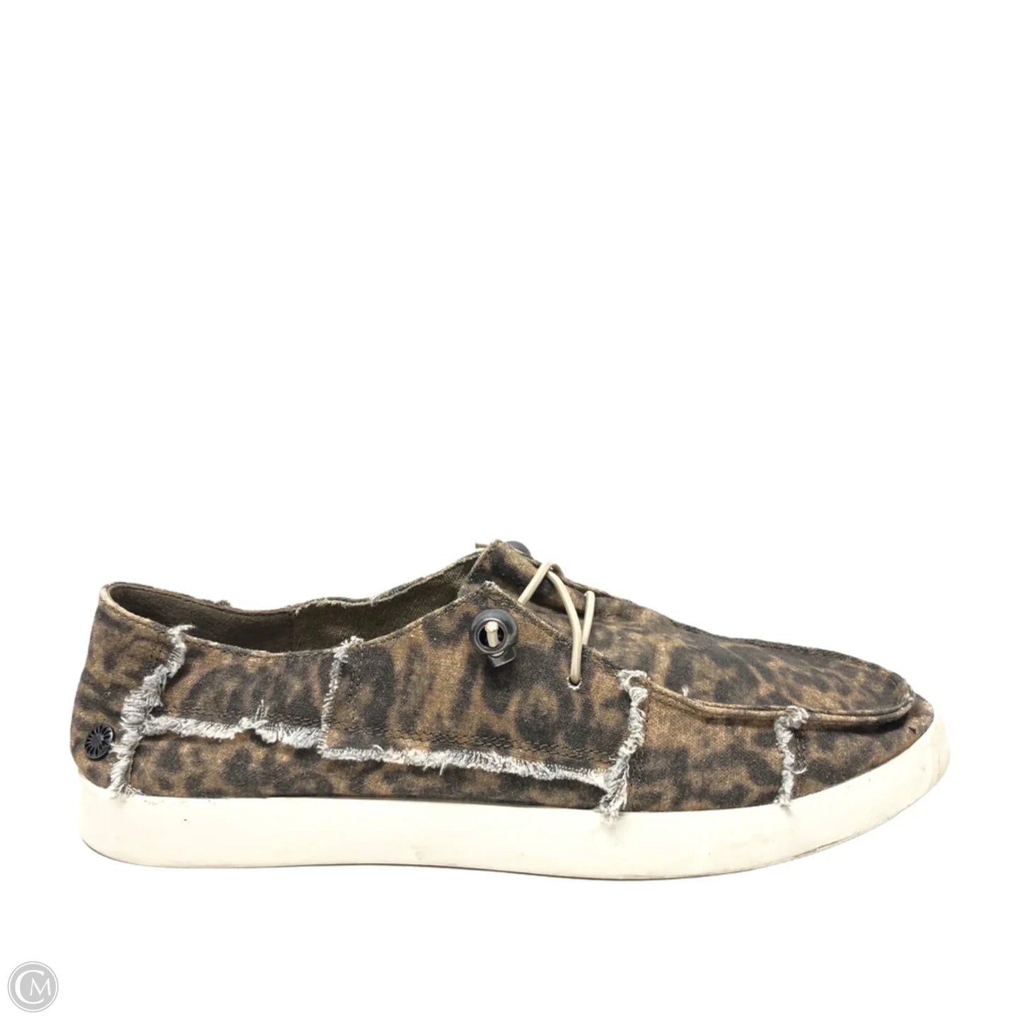 Shoes Flats By Yellow Box In Animal Print, Size: 8