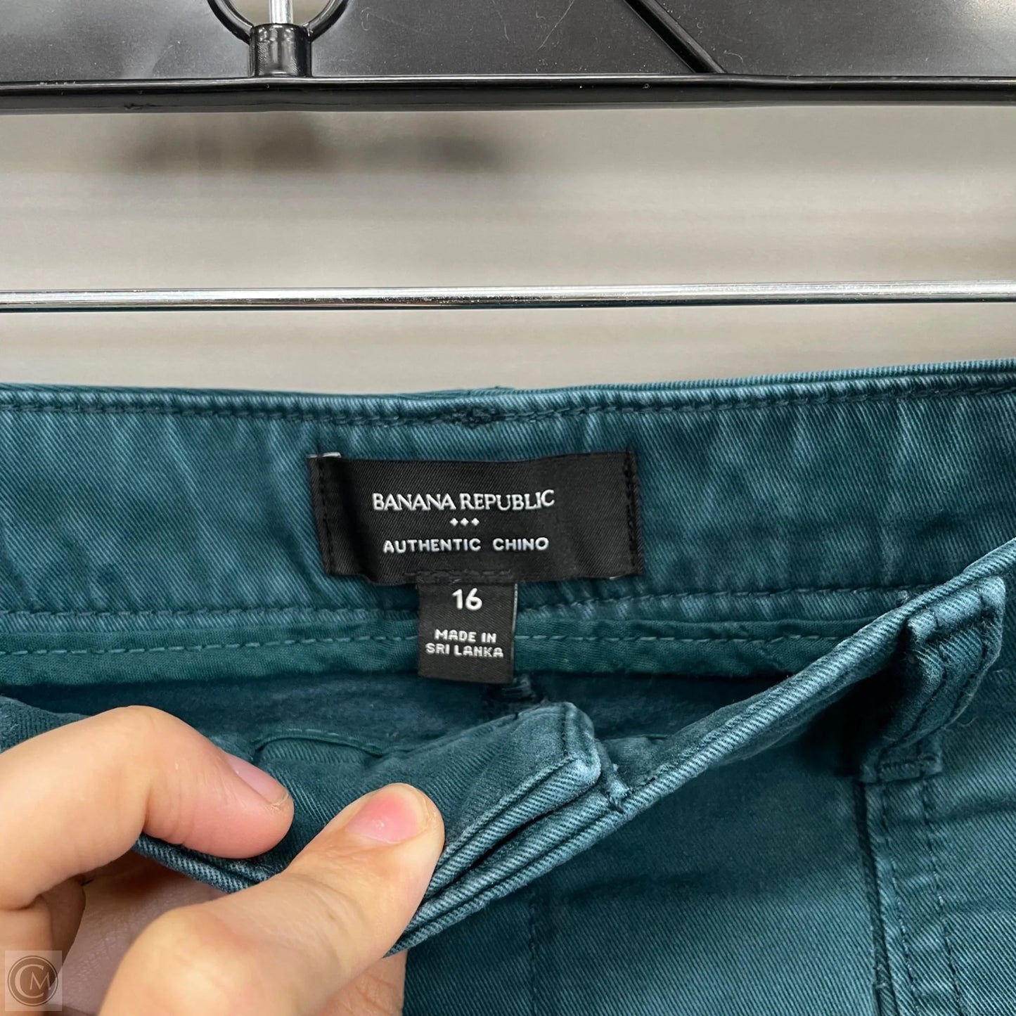 Shorts By Banana Republic In Teal, Size: 16
