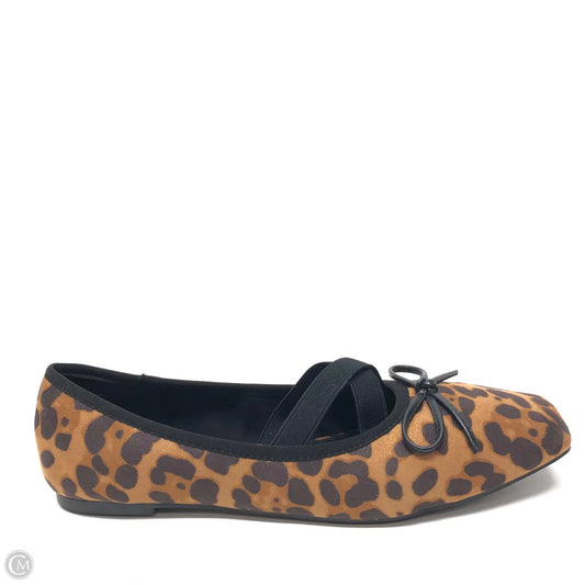 Shoes Flats By Clothes Mentor In Animal Print, Size: 8