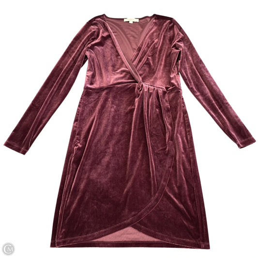 Dress Casual Short By Loft In Purple, Size: M
