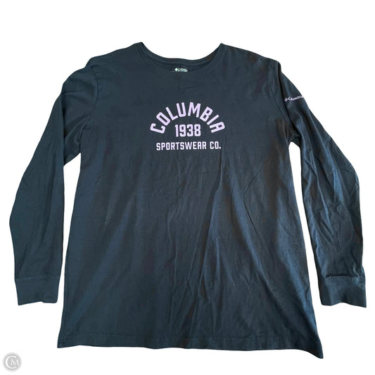 Top Long Sleeve Basic By Columbia In Navy, Size: L
