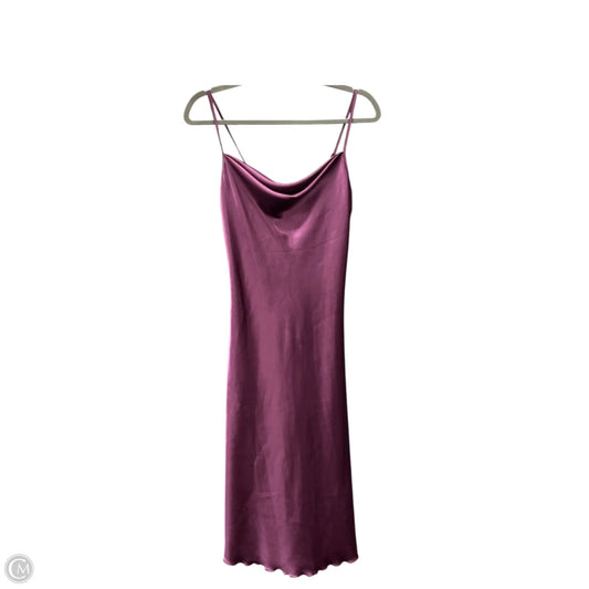 Dress Casual Midi By Bebe In Purple, Size: Xs