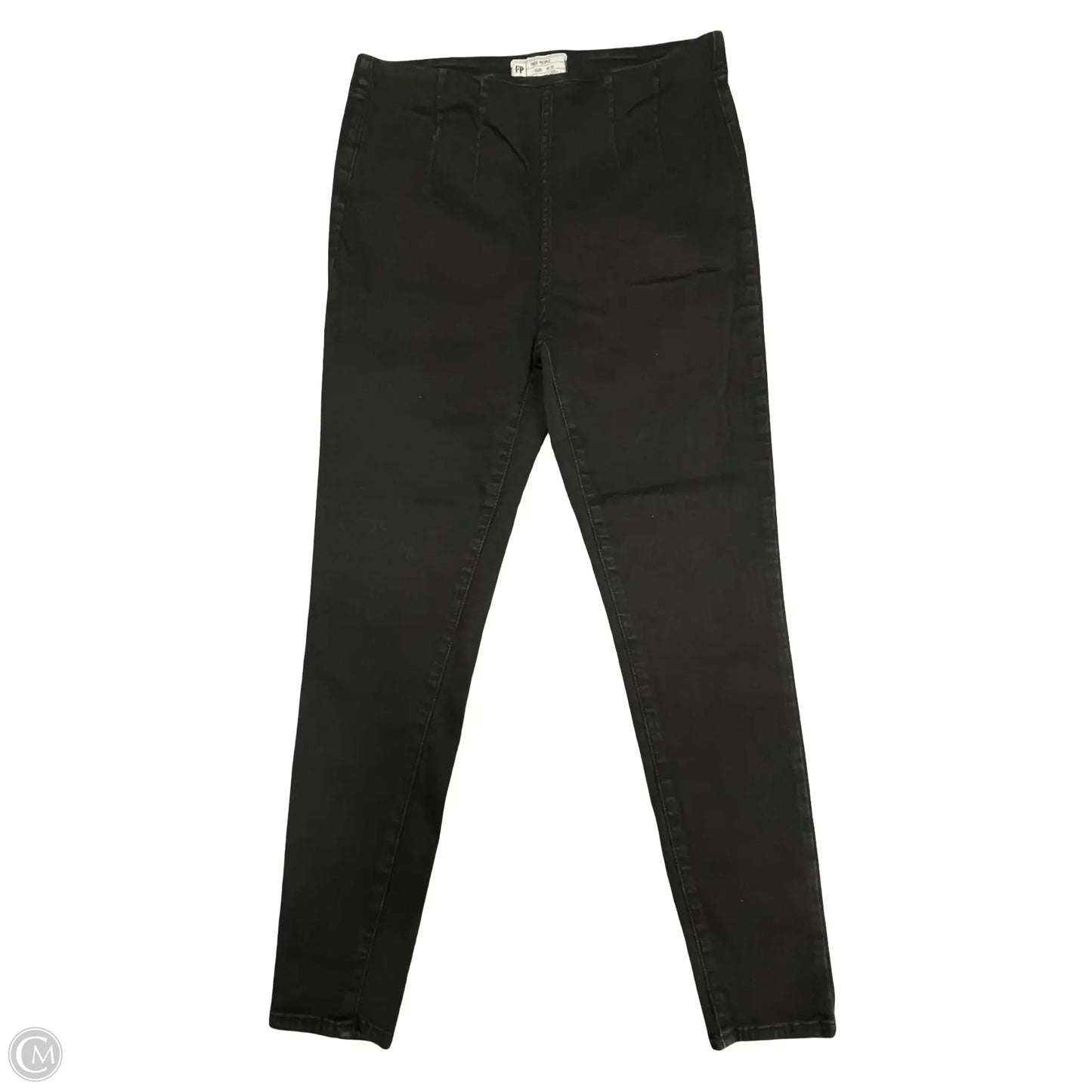 Jeans Jeggings By Free People In Black Denim, Size: 12