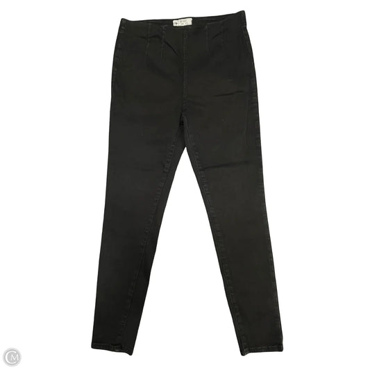 Jeans Jeggings By Free People In Black Denim, Size: 12