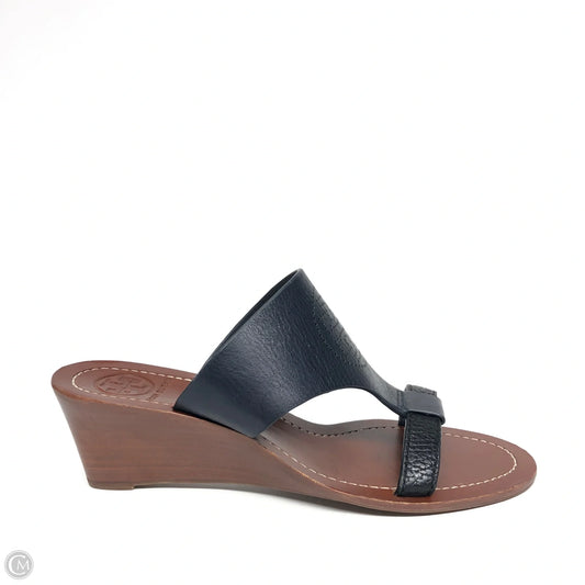 Sandals Designer By Tory Burch In Black, Size: 5