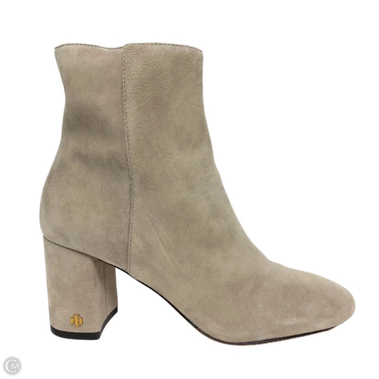 Boots Designer By Tory Burch In Grey, Size: 5