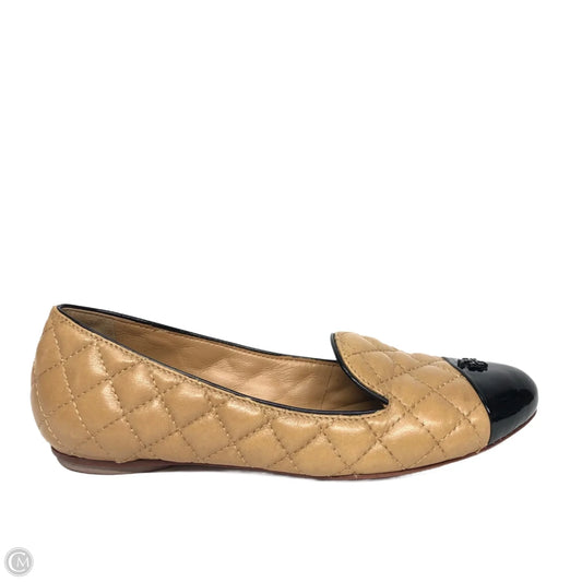 Shoes Designer By Tory Burch In Black & Brown, Size: 5