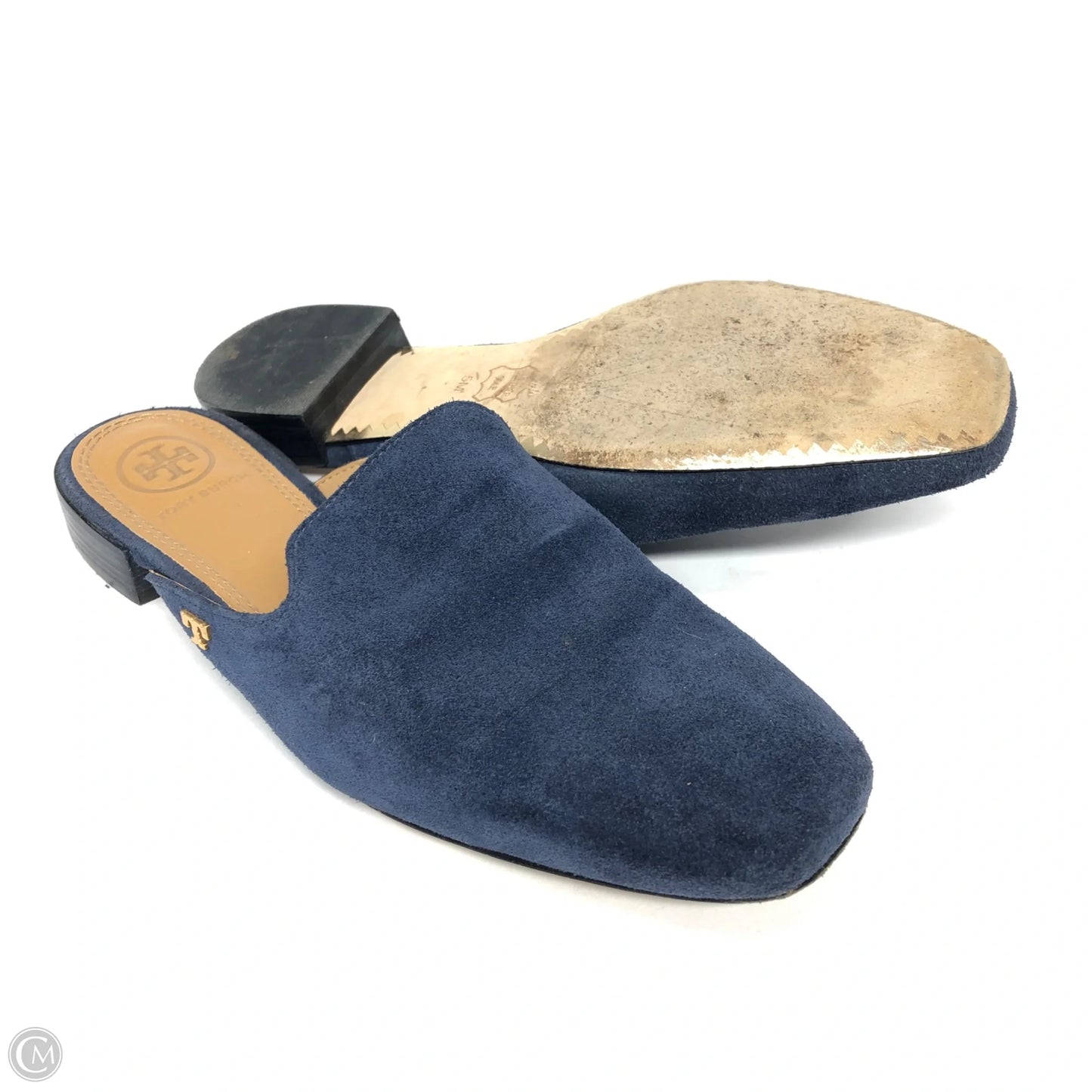 Shoes Designer By Tory Burch In Navy, Size: 5