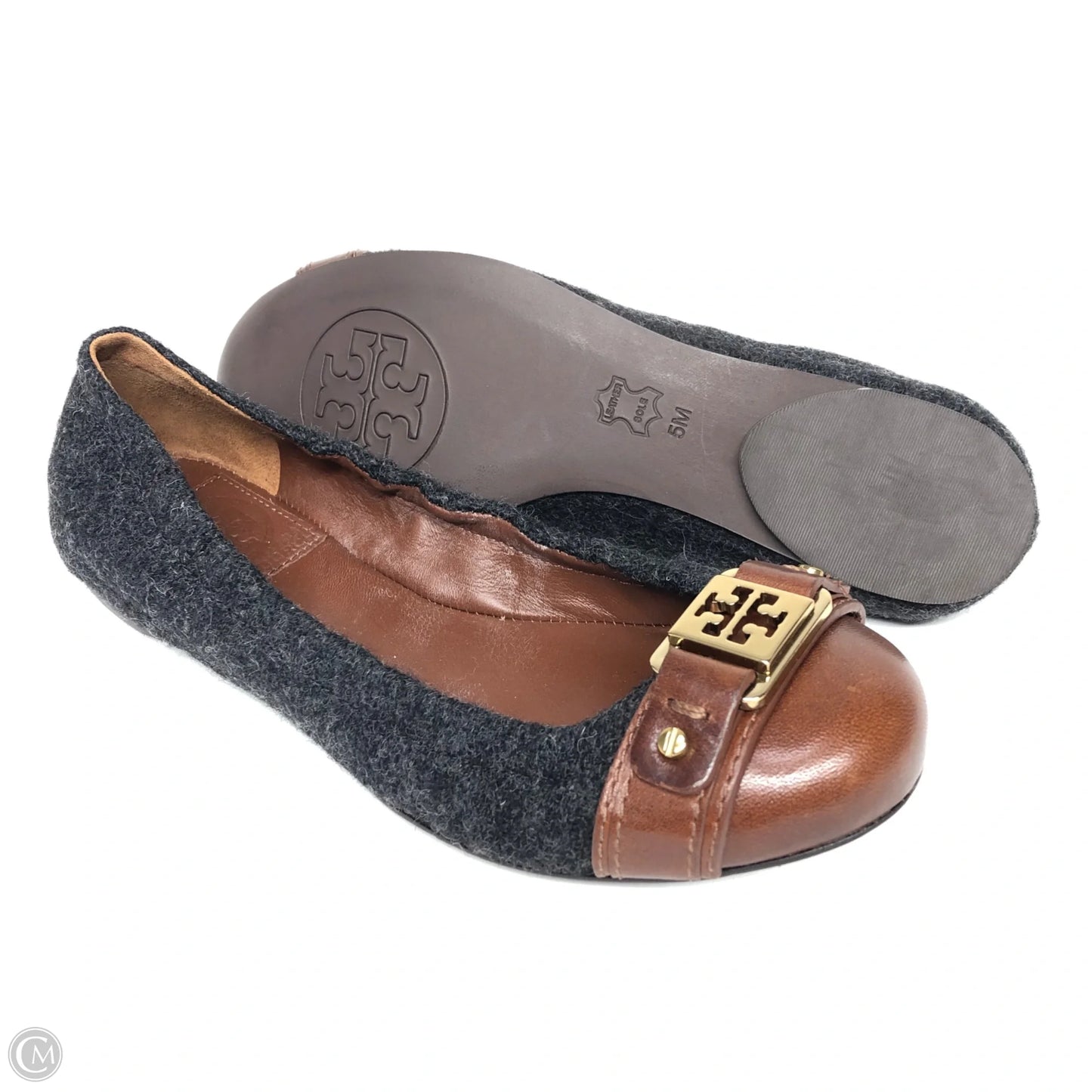 Shoes Designer By Tory Burch In Grey, Size: 5